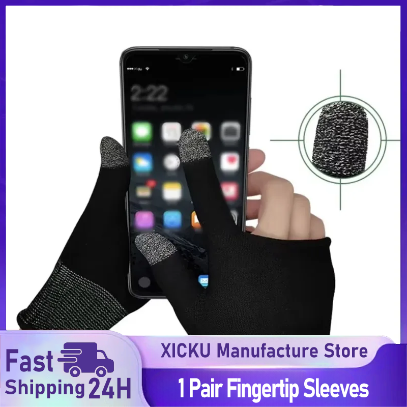 Esports Gaming Gloves - Upgrade 2PCS Finger Thumb Sleeve Gloves