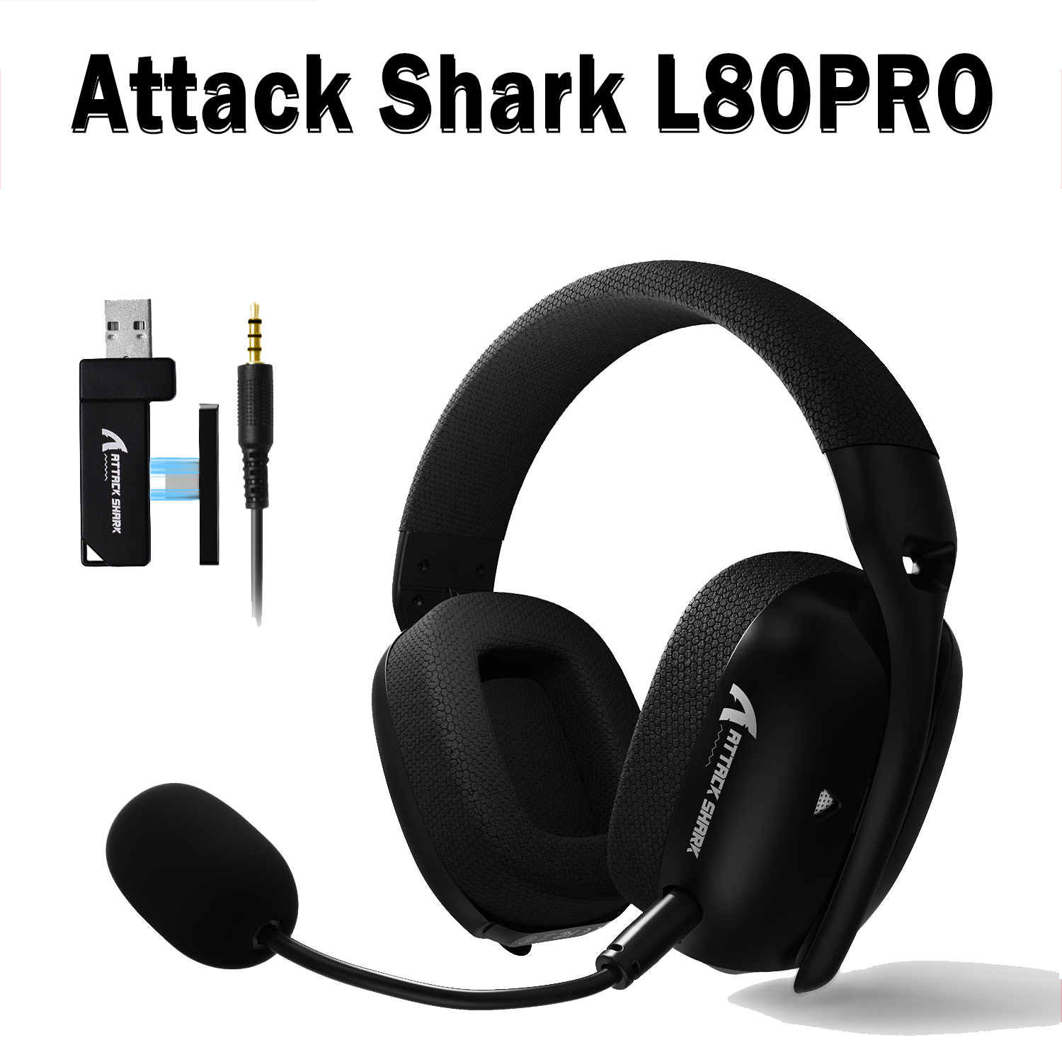 Esports Wireless Gaming Headset - ATTACK SHARK L80PRO Wireless Gaming Headset