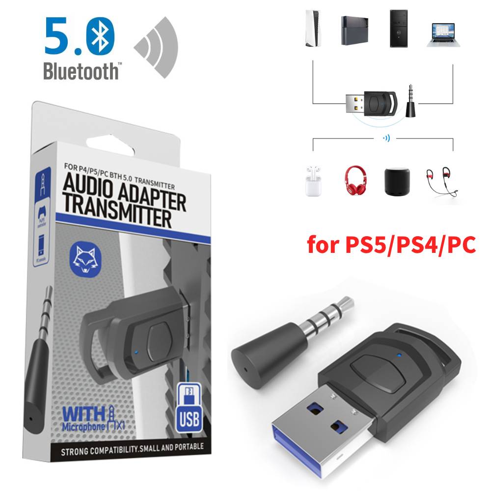 Esports Wireless Gaming Headset - Bluetooth Audio Transmitter Wireless Headphone Adapter
