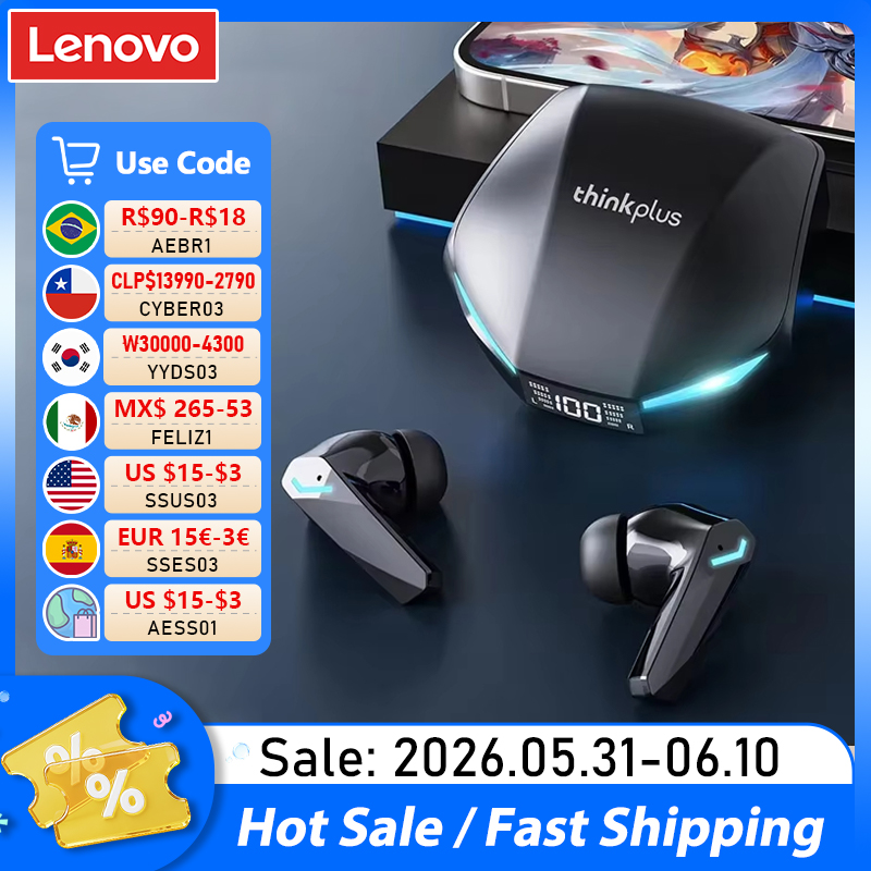 Esports Gaming Earbuds - New Lenovo XT53 Wireless Upgrade Bluetooth