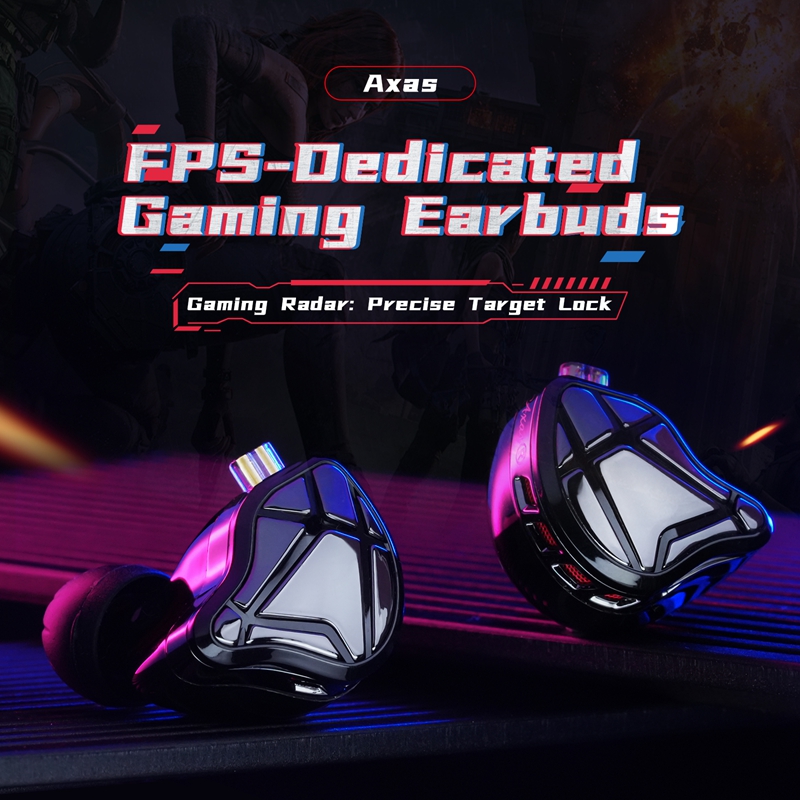 KZ Axas FPS-Dedicated In Ear G - Esports Gaming Earbuds recension och pris