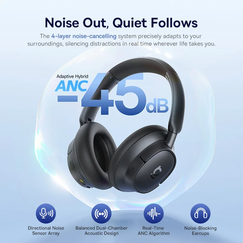 Baseus EH10 NC ANC Wireless He - Esports Wireless Gaming Headset recension och pris
