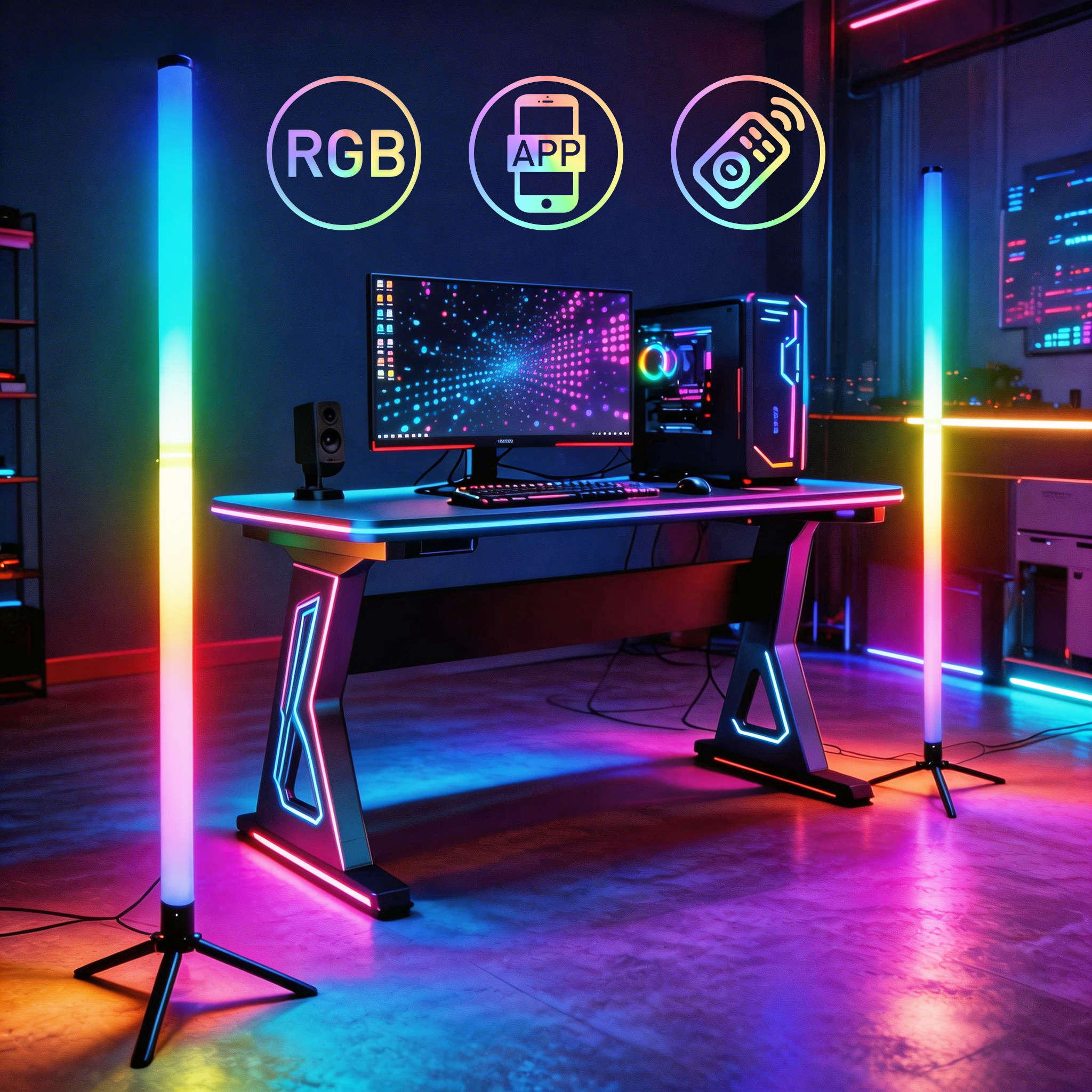 RGB LED Gaming Atmosphere Ligh - Esports Gaming Remote recension och pris