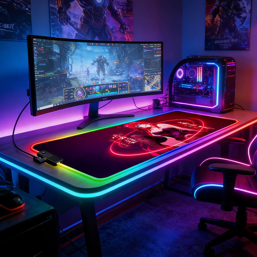 LED Lighting RGB Mouse Pad E-s - Esports Gaming High School recension och pris