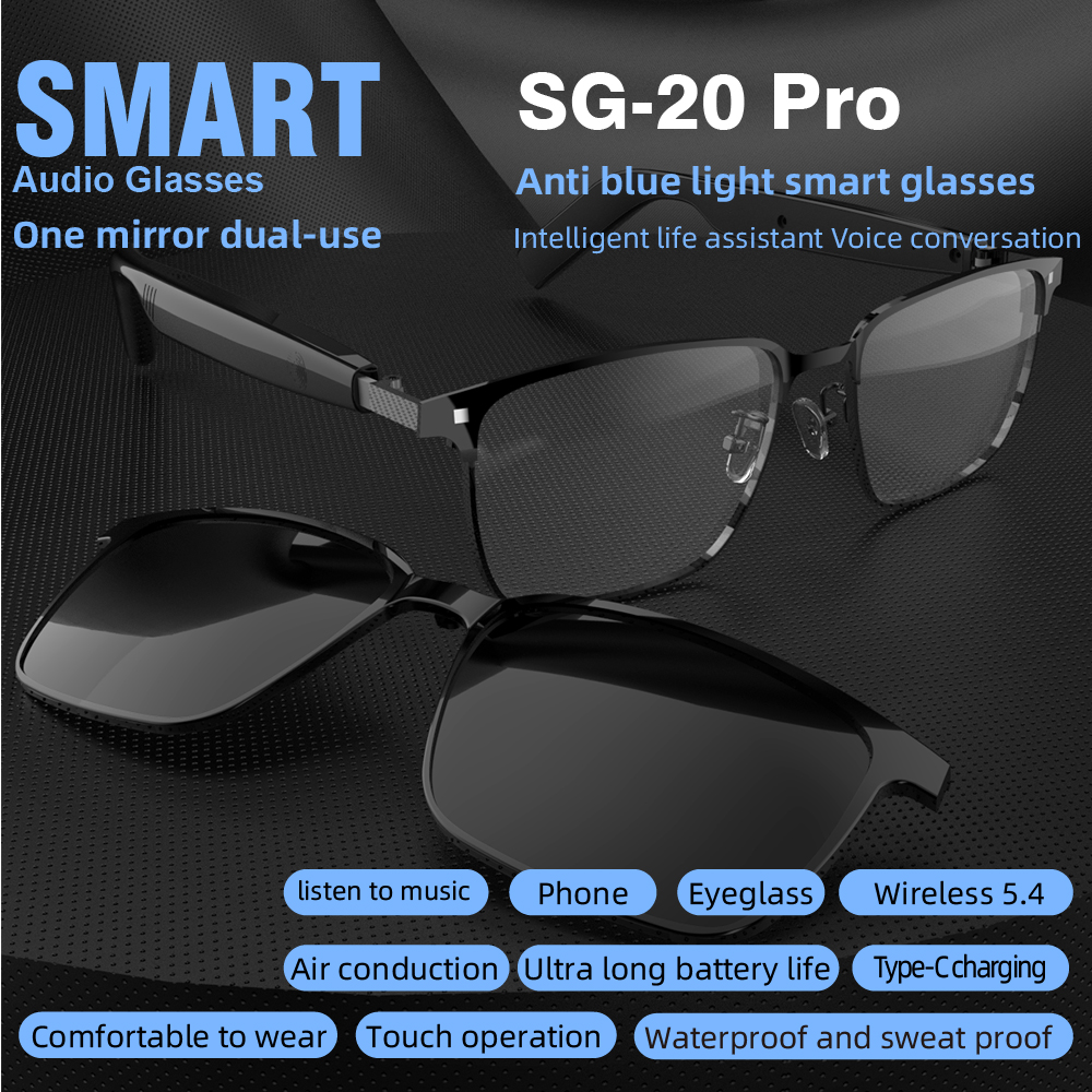 Smart Wireless Bluetooth Glass - Esports Wireless Gaming Headset recension och pris