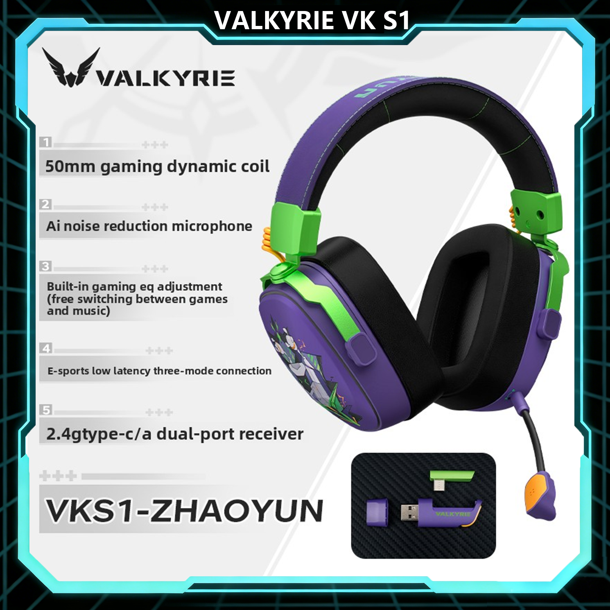 VALKYRIE VKS1 Gaming Headphone - Esports Gaming Mobile recension och pris