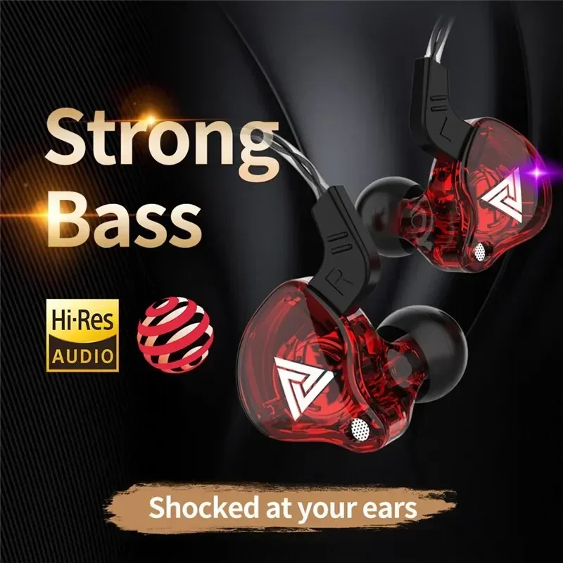 Original QKZ AK6 Copper Driver - Esports Gaming Earbuds recension och pris