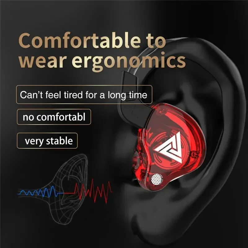 Original QKZ AK6 Copper Driver - Esports Gaming Earbuds recension och pris