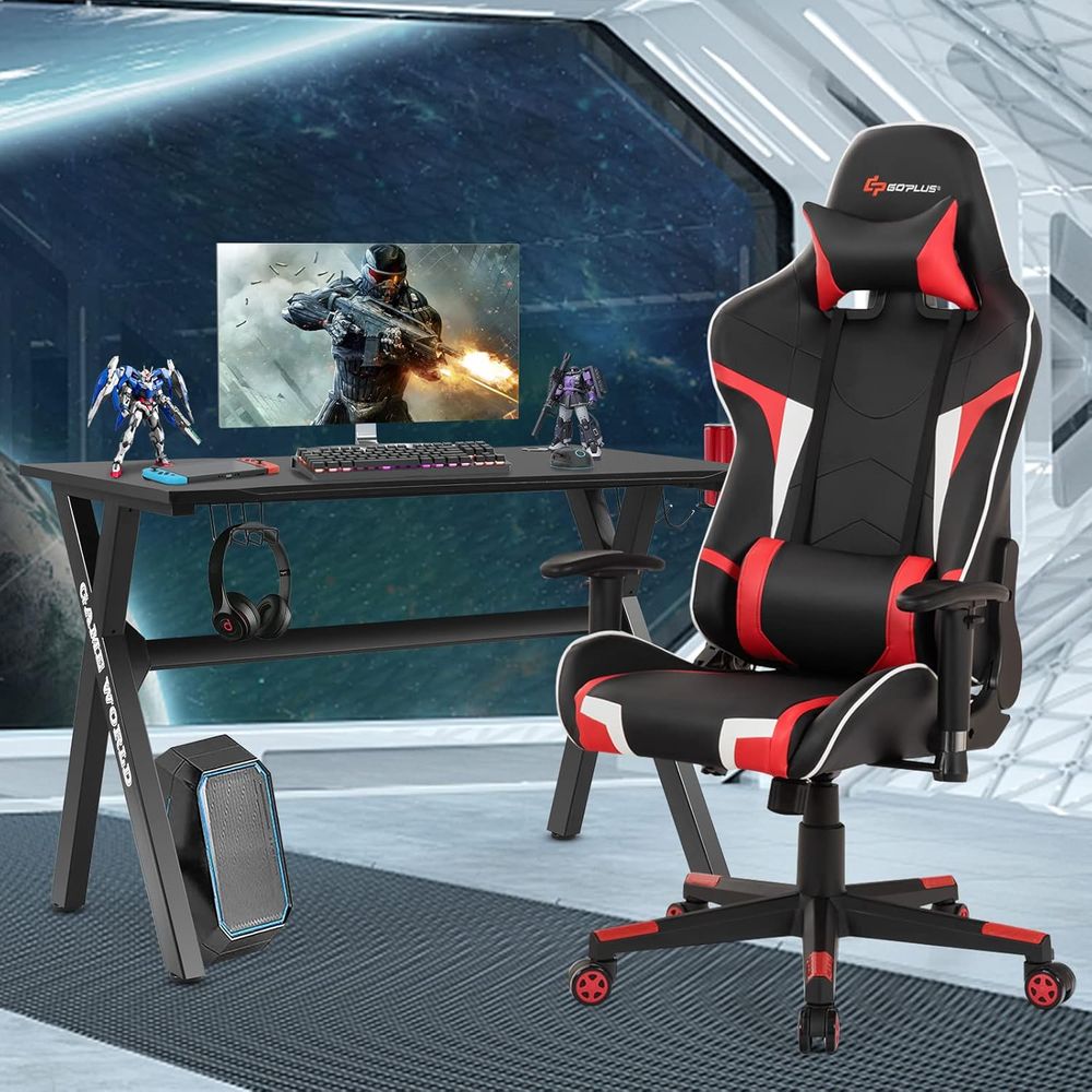Racing Style Gaming Desk and C - Aor Esports Gaming Desk recension och pris