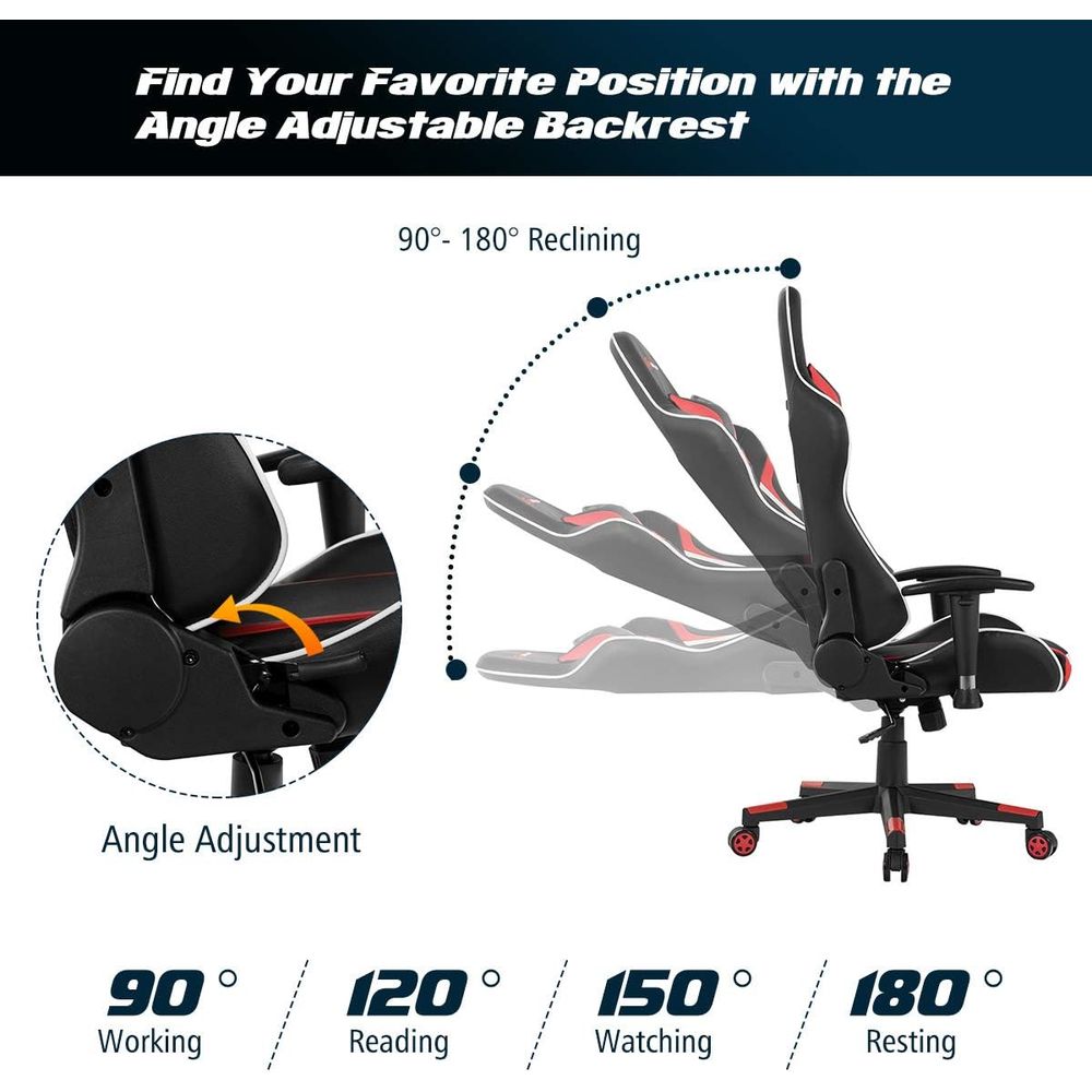 Racing Style Gaming Desk and C - Aor Esports Gaming Desk recension och pris