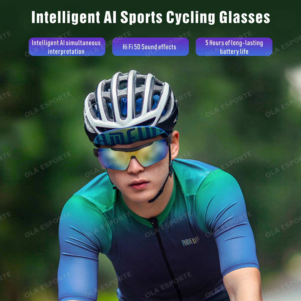 Smart Cycling Glasses Men Blue - Esports Gaming Remote recension och pris