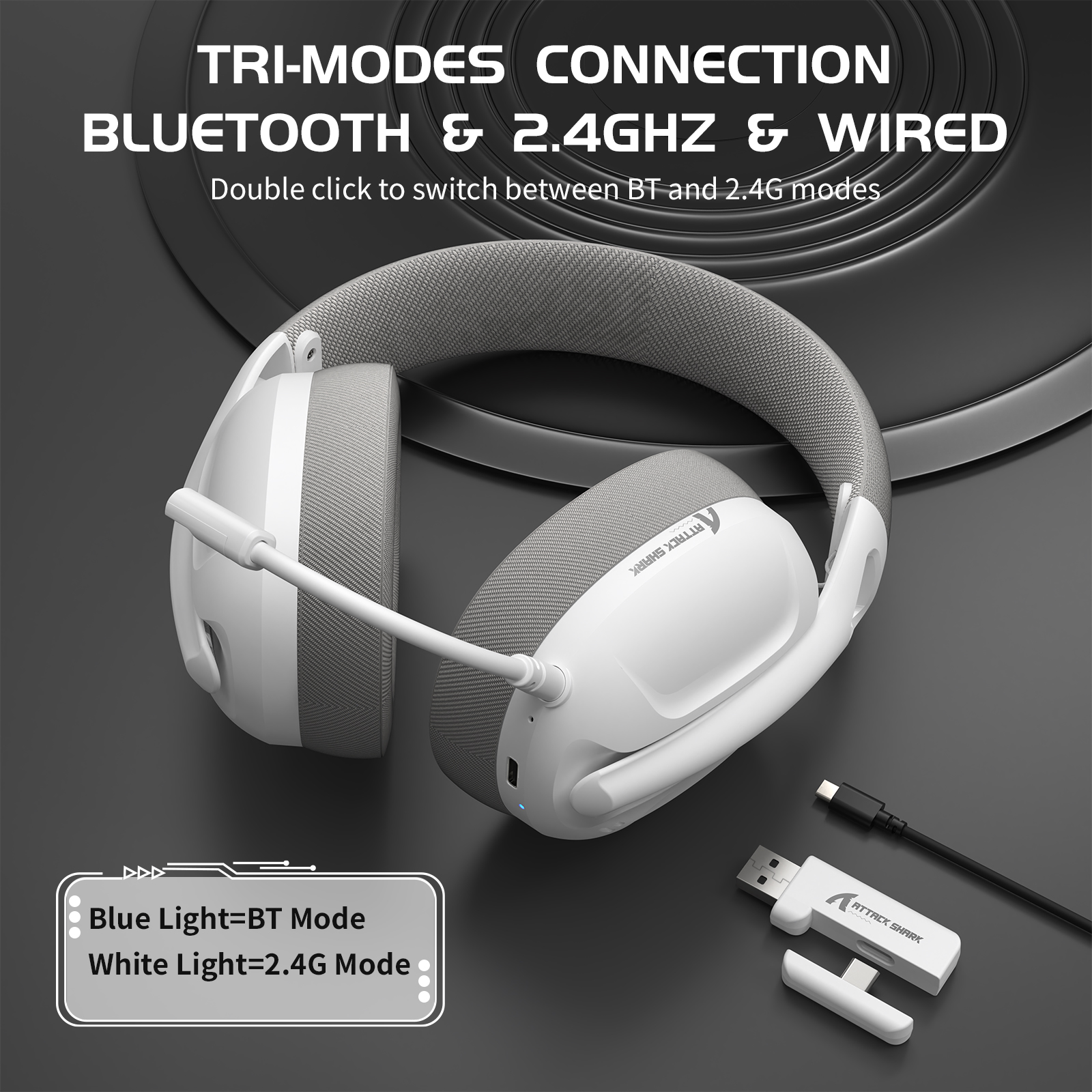 ATTACK SHARK L80 Ultra-Light T - Esports Gaming Earbuds recension och pris