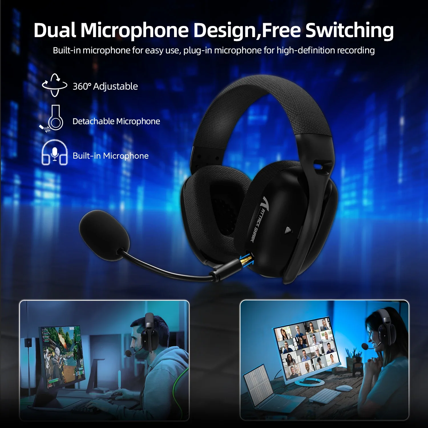 ATTACK SHARK L80PRO Wireless G - Esports Wireless Gaming Headset recension och pris