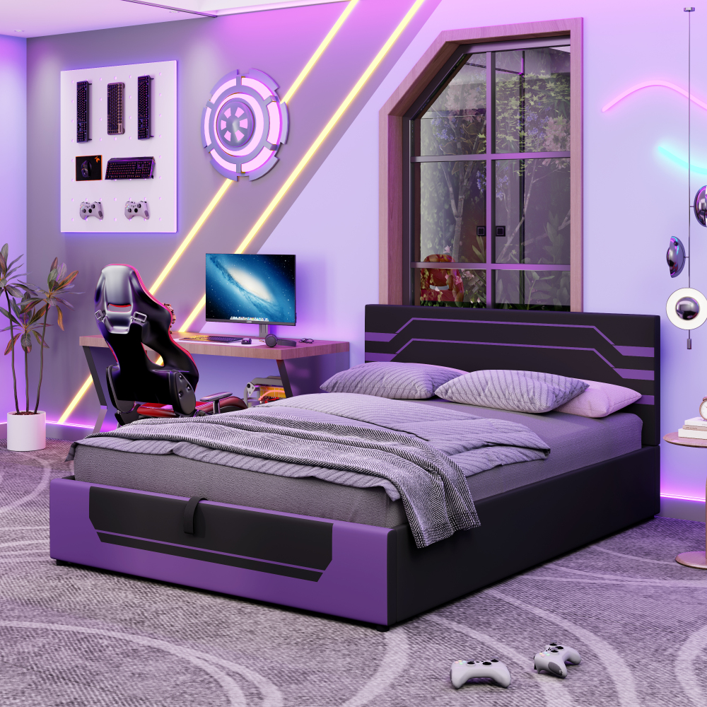 Queen Size Hydraulic Storage G - Esports Gaming Bed recension och pris