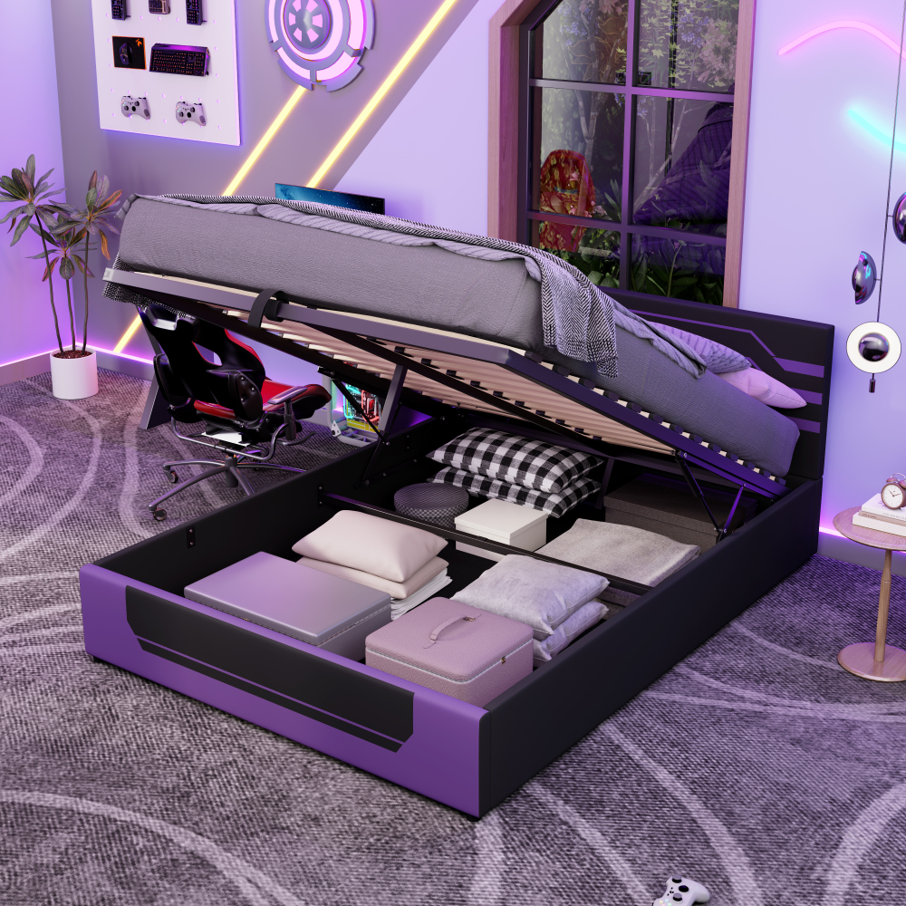 Queen Size Hydraulic Storage G - Esports Gaming Bed recension och pris