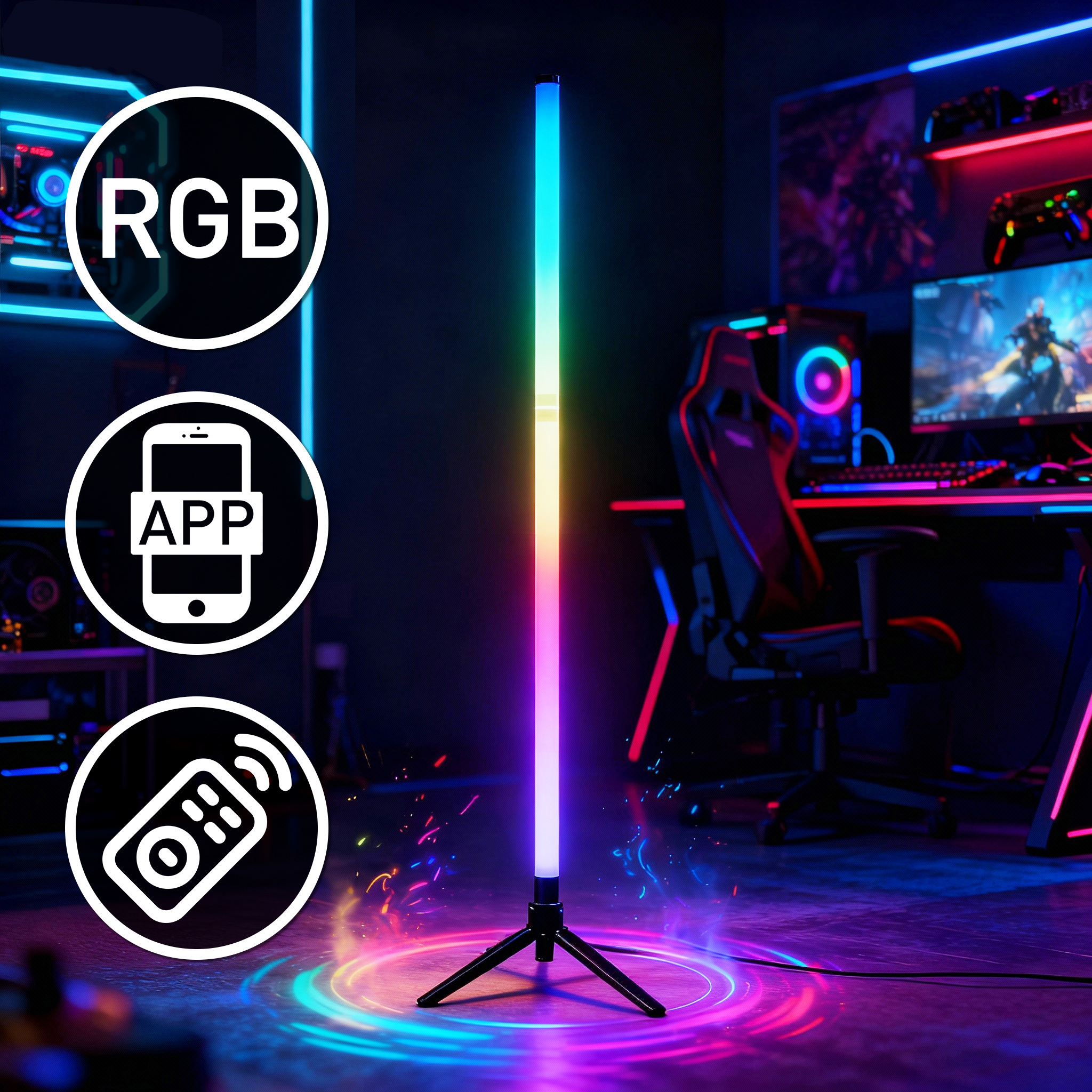 LED RGB gaming atmosphere ligh - Esports Gaming Remote recension och pris
