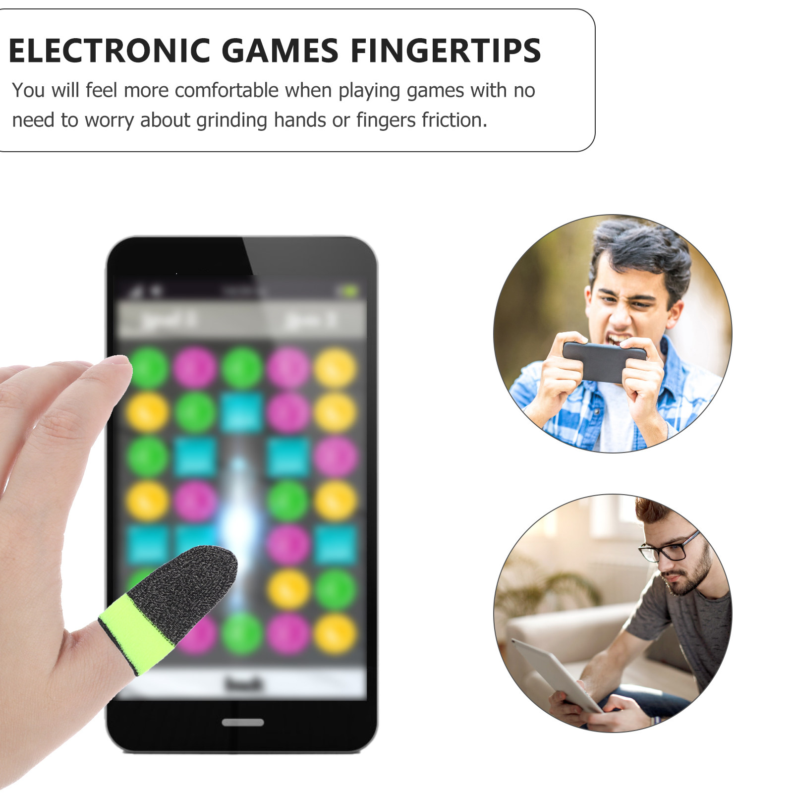 4Pairs Gaming Finger Sleeve Pr - Esports Gaming Mobile recension och pris