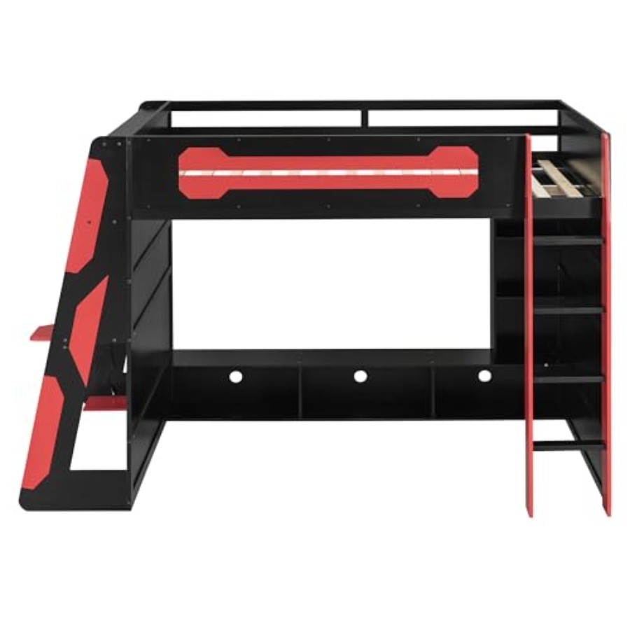 Full Size Wood Gaming Loft Bed - Esports Gaming Bed recension och pris