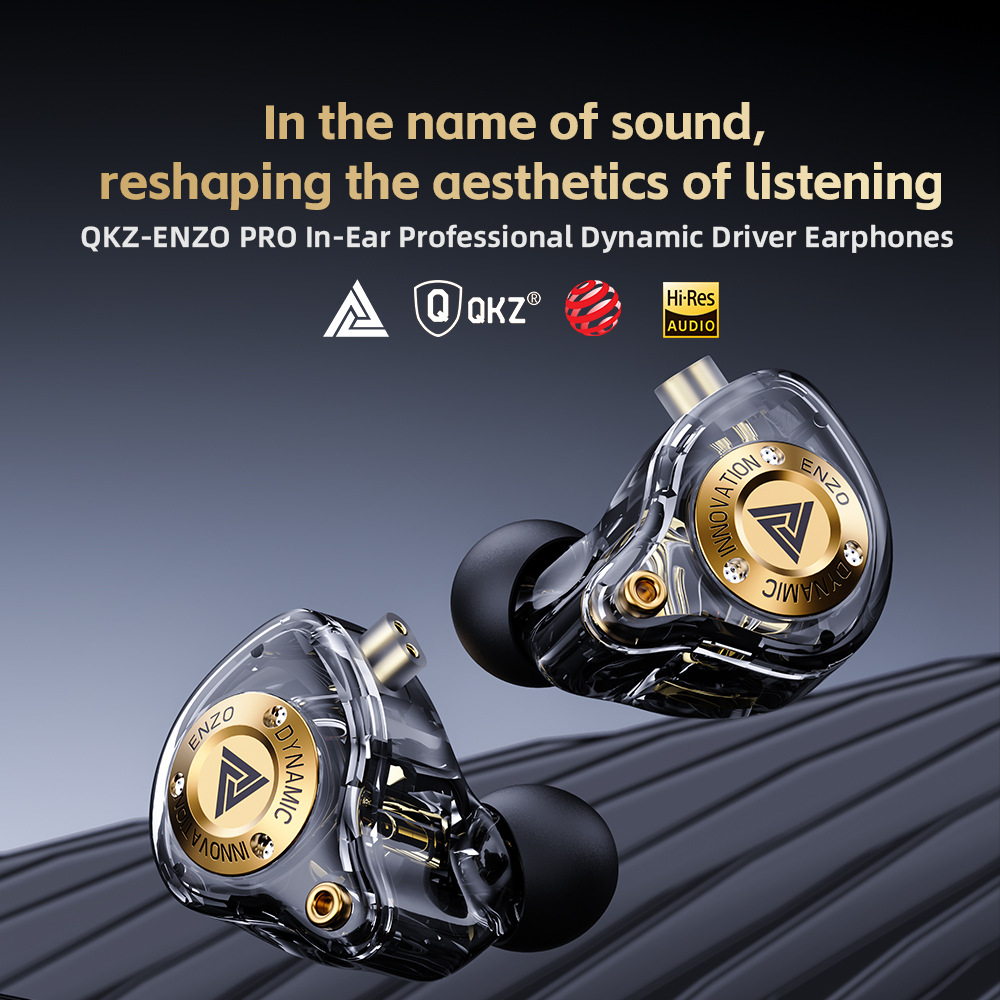 QKZ ENZO PRO In-Ear Wired Head - Esports Gaming Earbuds recension och pris
