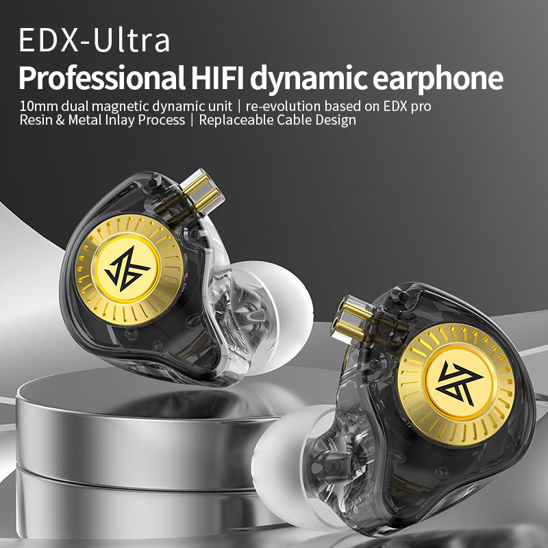 KZ EDX-Ultra wired hi-fi heads - Esports Gaming Earbuds recension och pris